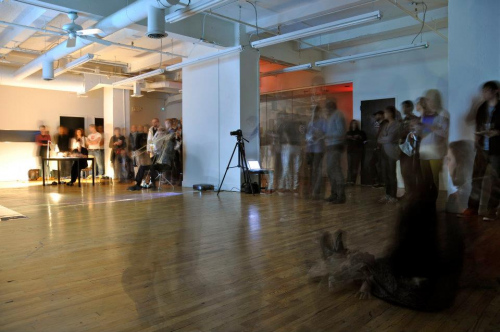 &quot;Reverse,&quot; interdisciplinary collaborative performance, NYCAMS Gallery, 2012