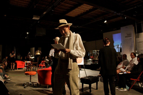 &quot;OPEN CAGE: NEW YORK,&quot; 75 person performance, with Morgan O'Hara, Eyebeam, Chelsea Music Festival, 2012