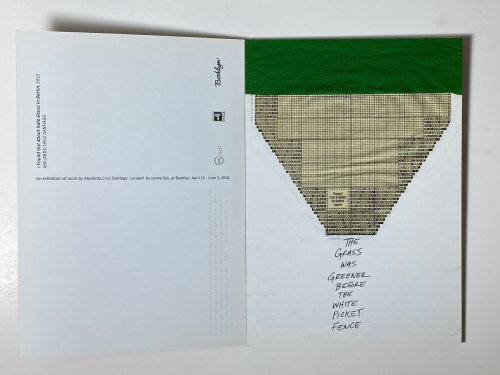 &quot;Postcards from Berlin,&quot; Abelardo Cruz Santiago, Booklyn Gallery, 2016